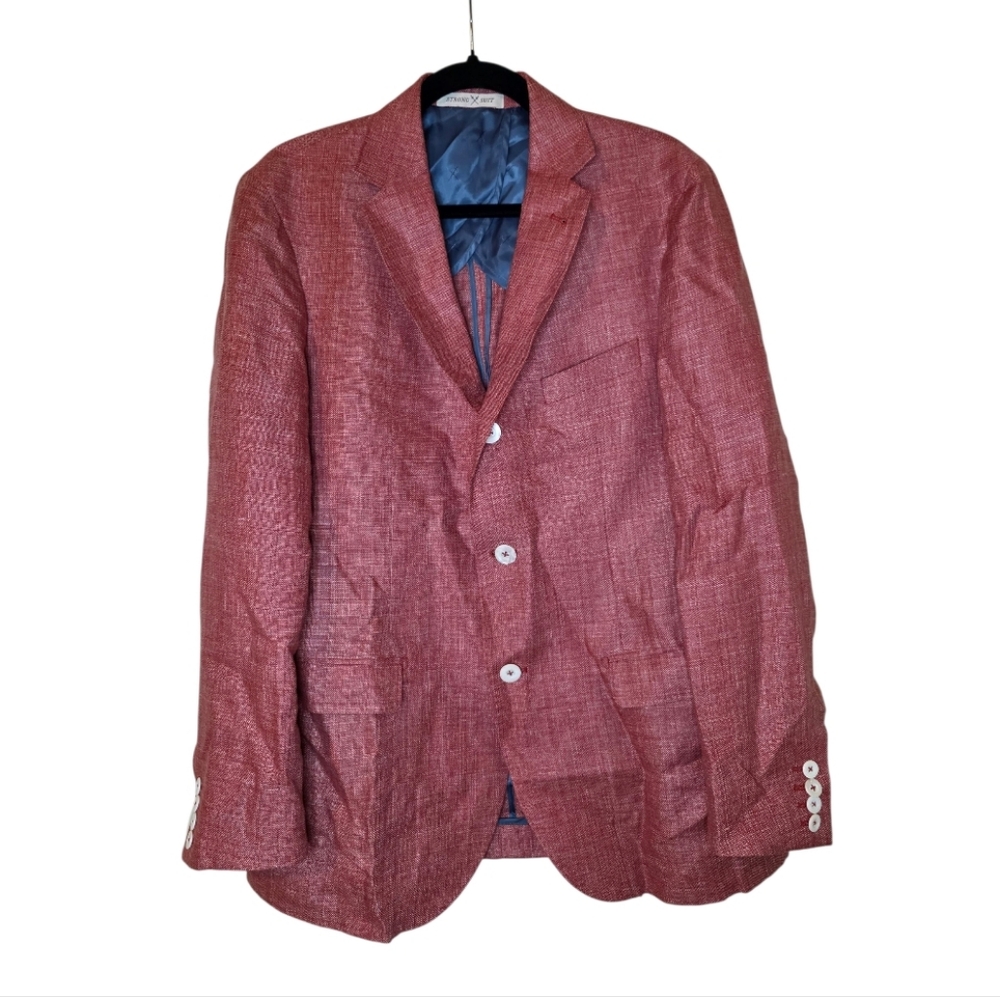 STRONG SUIT Linen & Wool Blended Jacket -‎ Size 40R
